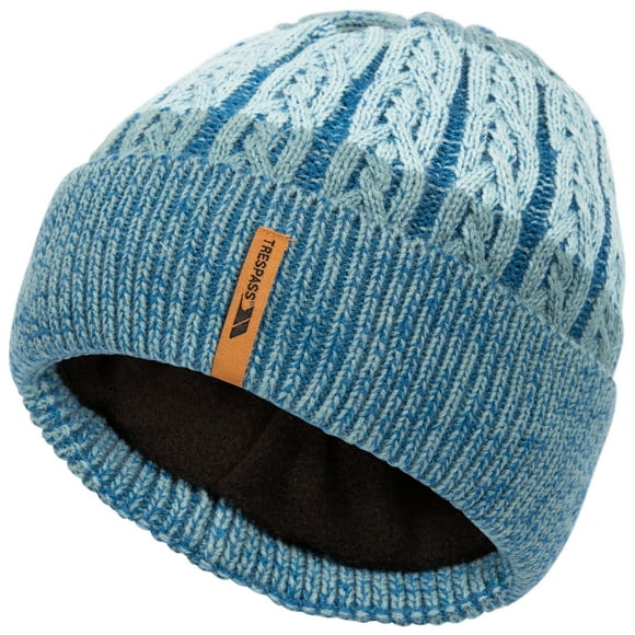 Trespass Womens Hat Knitted Beanie Fleece Lined Zindy
