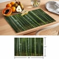 thumbnail image 6 of Green Plants Placemats Set of 4 Forest Natural Landscape Botanical Place Mats Indoor Wipeable Table Mats Washable Cloth Dining Table Placemats for Kitchen Holiday Party Home Decor 13x19 Inch, 6 of 9