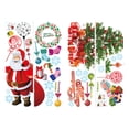 thumbnail image 2 of JHGoosa Merry Christmas Santa Christmas Tree Pattern Wall Sticker Living Room Shop Window Glass Door Wallpaper, 2 of 9