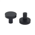 thumbnail image 3 of Fitviso 10 Pack 1-1/4 Inch Matte Black Kitchen Cabinet Knobs，Solid Dresser Knobs Drawer Knobs for Cupboard Drawer Pulls, 3 of 12