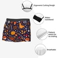 thumbnail image 3 of Yiaed Whimsical Autumn Forest Print Men's Soft Cotton Boxer Shorts Breathable Boxers Underwear Moisture-Wicking Underwear Stretch Boxer Briefs for Man-Medium, 3 of 5