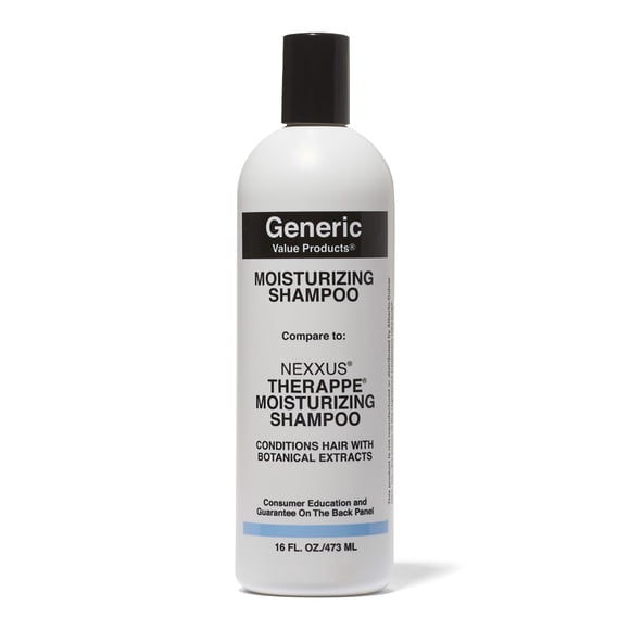 Generic Value Products Champú Hidratante Protege el cabello del sol Restaura y mantiene la humedad Nutriente Contiene hierbas reparadoras naturales 16 Oz