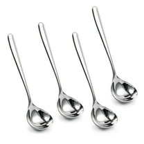 Small Ladle Sauce Ladle SUS304 Stainless Steel Small Serving Ladle 8-Inch, Set of 4 Dishwasher safe and easy to clean