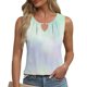 thumbnail image 1 of mfyjkho Camisetas Sin Mangas Para Mujer, Camiseta/Camiseta Informal De Cuello Redondo Y Manga Corta De Color Liso Para Mujer, Primavera Y Verano Tops Bohemios Para Mujer Xxl, 1 of 6