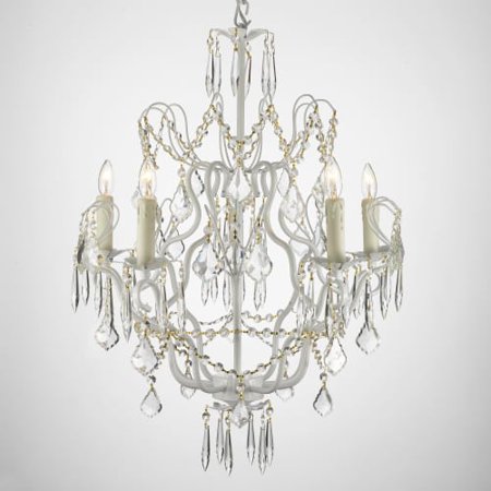 Gallery 3033 5 Light 1 Tier Versailles Wrought Iron And Crystal This On Opens A Dialog That Displays Additional Images For Product With The Option To Zoom In Or Out