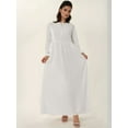 thumbnail image 6 of Maxi Dress with A-Form Fit and Crew Neck, 6 of 7