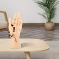 thumbnail image 4 of Segolike Female Mannequin Hand Left Holder Jewelry Hand Display Holder Bracelet Gloves Display Stand for Shops Tabletop Countertop Showcase Skin Color, 4 of 8