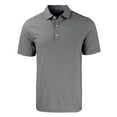 thumbnail image 2 of Men's Cutter & Buck  Black/White South Florida Bulls Forge Eco Double Stripe Stretch Recycled Polo, 2 of 3