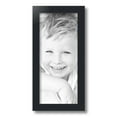 thumbnail image 2 of ArtToFrames 7" x 16" Black Satin Picture Frame, 7x16 inch Black MDF Poster Frame (WOM-5180), 2 of 8