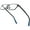 7303 Black C5, variant on HONILLESI Pure Titanium Glasses Frame Men Square Eyeglasses Optical Eyewear ( 7303 Orange C4 )