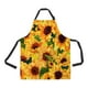 thumbnail image 1 of Delantal ABPHQTO Vibrante Acuarela Girasoles Mariposas con bolsillos 70x80 cm, 1 of 1