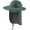 Forest Green, variant on Prefer Mens UPF 50+ Sun Protection Cap Wide Brim Fishing Hat with Neck Flap Sun Hat for Men Women