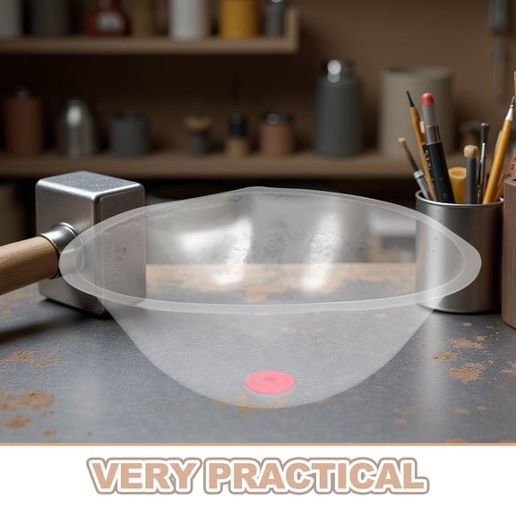 LOLIPPYY Clear Electric Hand Drill Dust Cover with Dust Catcher Bowl for Hole Saw and Drilling Accessories