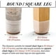 thumbnail image 1 of Protectores de patas de silla de silicona con fieltro para pisos de madera dura 24 piezas / 12 piezas / blanco Afortunado Sencillez, 1 of 2