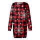 thumbnail image 3 of Vestidos Casuales Para Mujer 派对 Vestido Casual de Manga Larga Con Cuello Redondo y Estampado Navideño de Moda de Otoño E Invierno Para Mujer, 3 of 3