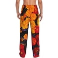 thumbnail image 7 of Salouo Marigold Flowers In Different Colors Print Pajama Pants for Men, Lounge Pants Elastic Waistband Casual Men's sleepwear Loungewear Sleep Pajama Pant -Large, 7 of 7
