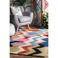 thumbnail image 2 of nuLOOM Aguirre Hand Tufted Wool Runner Rug, 2' 6" x 10', Multi, 2 of 2