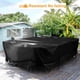 thumbnail image 5 of Funda para muebles de exterior resistente a la intemperie, duradera, resistente al agua y a los rayos UV, de tela Oxford para patio, muebles de jardín, 242 x 162 x 100 cm, 5 of 6
