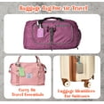 thumbnail image 5 of Leather Luggage Tag For Suitcases: 3-Pack Bright & Cute Luggage Tags For Suitcase TSA Approved, Privacy Travel Bag Tags for Luggage Is Airplane Travel Essentials For Women, Travel Luggage Accessories, 5 of 6