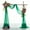 Emerald green, variant on MDS pack of 1 panels (30" width x 30Ft Long) Wedding Arch Draping Fabric sheer Chiffon Fabric Drapery for Wedding Ceremony - Royal Blue