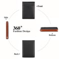 thumbnail image 3 of LOUEBICA Wallet for Men Leather Slim Bifold Card Holder RFID Blocking Minimalist Front Pockets Wallet with Money Clip, 3 of 6