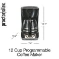 Proctor Silex 12 Cup Programmable Coffeemaker Model 43672