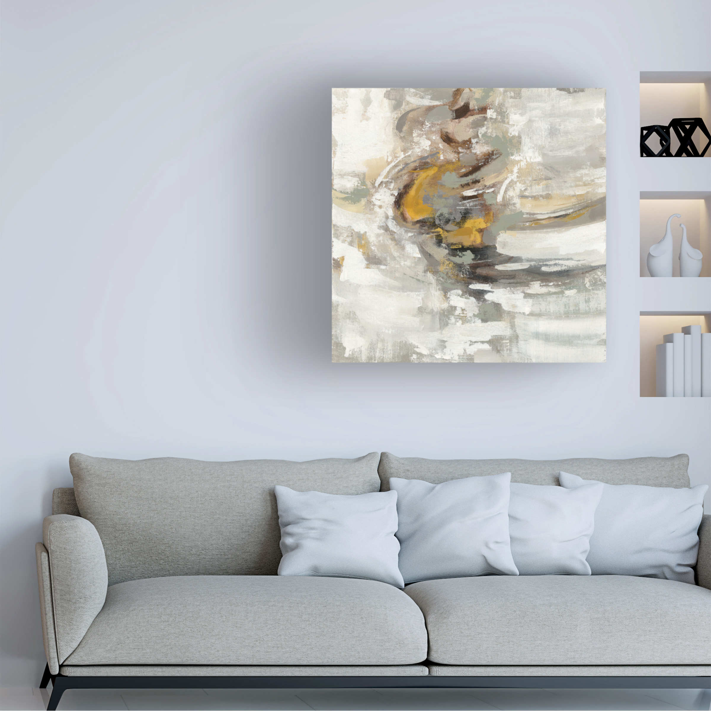 Trademark Fine Art 'Amber Ring' Canvas Art by Silvia Vassileva
