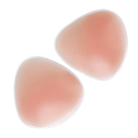WHAMVOX Women s Ladies Reusable Self-adhesive Push Up Silicone Bust Front Closure V-Shape Backless Strapless Invisible Bra - Size F Cup (Nude)