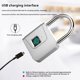 thumbnail image 3 of Smart fingerprint padlock, home student dormitory cabinet anti-theft lock, fitness electronic padlock, 3 of 5