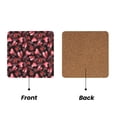 thumbnail image 2 of Xecao Ladybugs and Red Hearts for MDF Cork Coaster 4 Pcs,Drink Coasters,Suit for House Warming Gifts New Home ,Coffee Table Decor-Square, 2 of 7