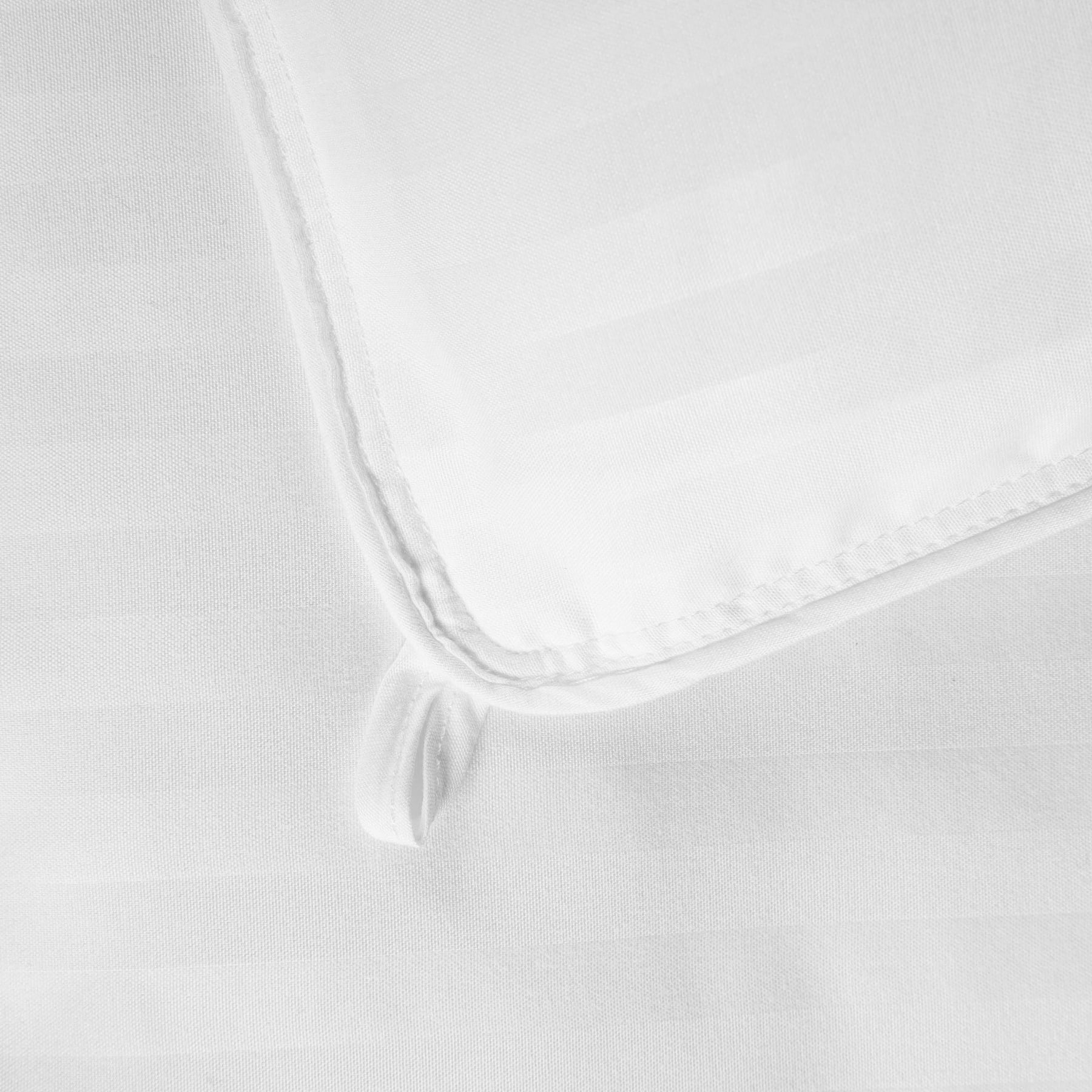 Superior Striped Down Alternative Comforter, Twin XL, White