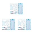 thumbnail image 1 of kurtrusly Fournitures de Navigation Informatique en Plastique Fiable Assurant des Calculs Précis Type 1 3Ensemble, 1 of 6