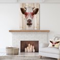 thumbnail image 4 of Design Art - Cow with Red Heart Glasses, 4 of 5