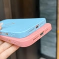 thumbnail image 4 of Compatible with iPhone 12 Pro Max Case 6.7", Slim Soft Silicone Cute Plated Heart Pattern Full Camera Protection Shockproof Phone Case for Women Girls (Sky Blue), 4 of 12