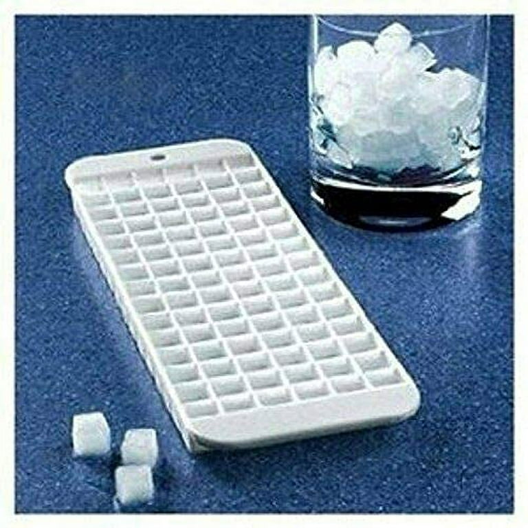 Set of 4, 90 Cavity White Cubette Mini Ice Cube Trays 