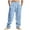 Light Blue, variant on CHGBMOK Sweatpants for Men Cargo Sweatpants Loose Fit Pants Joggers for Men with Pockets Open Bottom Drawstring Sizes S-3XL
