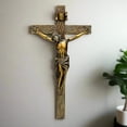 thumbnail image 2 of 20" Crucifix in Antique Gold, 2 of 3