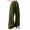 Army Green, variant on women's pants Baeitkot Women Fashion Solid Color Loose Elastic Waist Drawstring Strap Cargo Long Pants