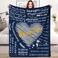 thumbnail image 4 of Cozy Retirement Gift Blanket - Soft Flannel with Heartfelt Message for Retired Worker, Perfect for Couch, Bed, Office, and Travel, 4 of 6