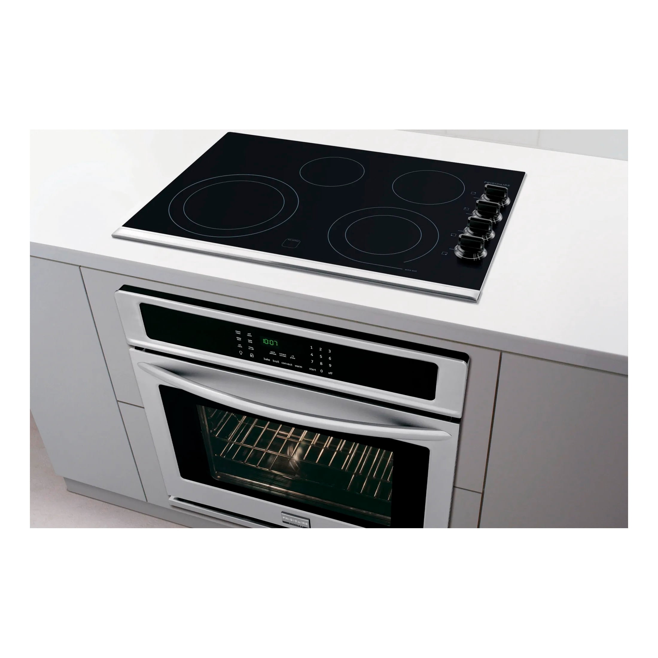 Frigidaire FFEC3025UB 30-Inch Electric Cooktop with Quick Boil, Ceramic Finish