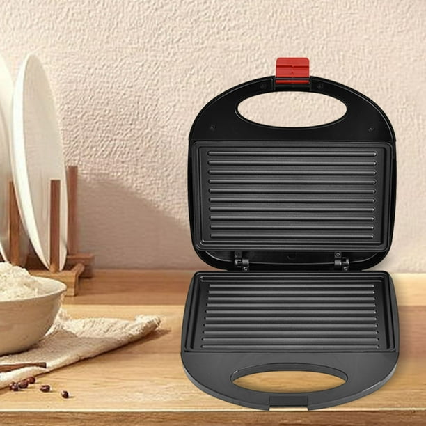 Sandwichera Tostadora Máquina de desayuno Electrodomésticos de cocina Panini eléctrico Prensa 750W
