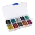 thumbnail image 1 of FlyFlise 120 Pcs/boîte Mini Fusibles de Lame Auto Ensemble 2-35A Couleurs Assorties Gravés Amp, 1 of 8