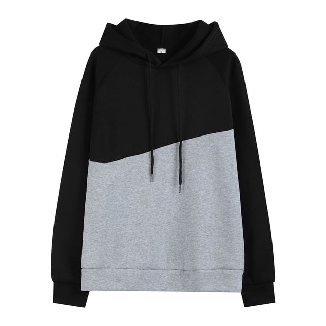 Babysbule Mens Winter Coats Clearance Men's Casual Sports Color Matching Stitching Fleece Jacket