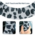 thumbnail image 4 of UniMall Fuzzy Steering Wheel Cover for Women Girls,Universal Fit Fur Car Wheel Cover & Handbrake Cover & Gear Shift Cover Set, Leopard Winter Warm Fluffy Vehicle Wheel Protector for Auto, SUV, 4 of 14