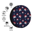 thumbnail image 4 of Gukieu pirates skull Print Car Tire Cover, Adjustable Waterproof and Dustproof Tire Protection Cover, Suitable for SUV, Truck, Van-15 inch, 4 of 6