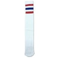 thumbnail image 3 of Womens Wholesale Winter Cotton Striped Women's Tube Socks- 9-11 - White - 12 Pack, 3 of 4