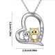 thumbnail image 5 of Collar con colgante de búho Diseño para mujer Dibujo animado Tarjeta Regalo para niños, 5 of 5