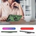 thumbnail image 6 of for Galaxy A12 Phone Case, Samsung A12 Phone Case with HD Screen Protector, Military Grade Protective Cases with Ring for Samsung Galaxy A12（Army Green）, 6 of 12
