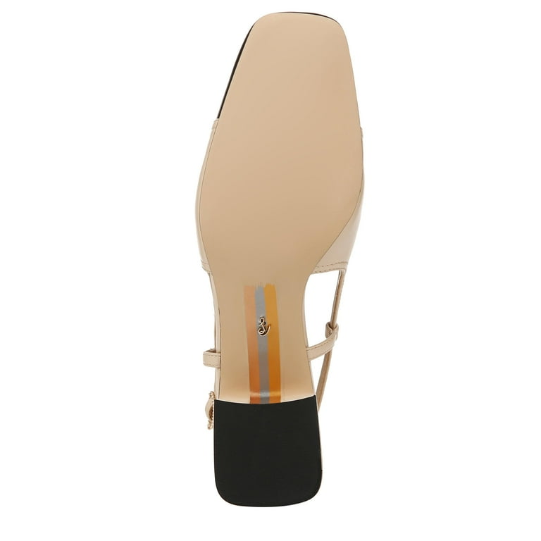Sam Edelman Tarra Pump Summer Sand/Black 11 Medium - Walmart.com