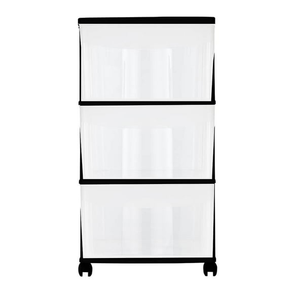 Cajonera Italhome Fox 3 Niveles Negro